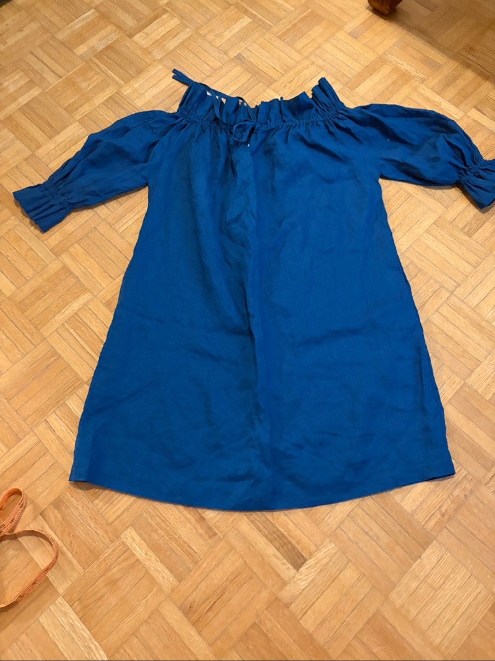 Don’t tell my husband Blue Off-Shoulder Short Dress. NWOT